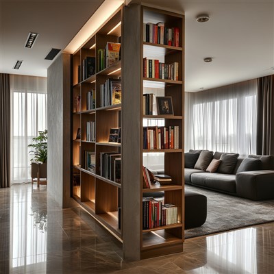 Come regolare l'altezza dei ripiani in una libreria?